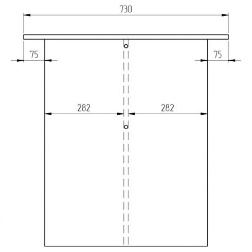 Cтол переговорный СТСЦ-2 100/73/75,4